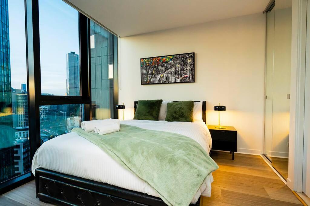Luxe Haven - 42Nd Floor Panoramic City Views Ville de Ville de Melbourne Extérieur photo